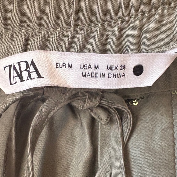 🤍Zara pants with sequin and pockets 🤍 size M - Picture 6 of 7